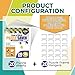 HASHI Puzzle Saver 20-Pack (12.4 x 15.3 Inches) with 20 Hangers, Easy Peel & Stick, No Mess, Adhesive Backing for Jigsaw Puzzles