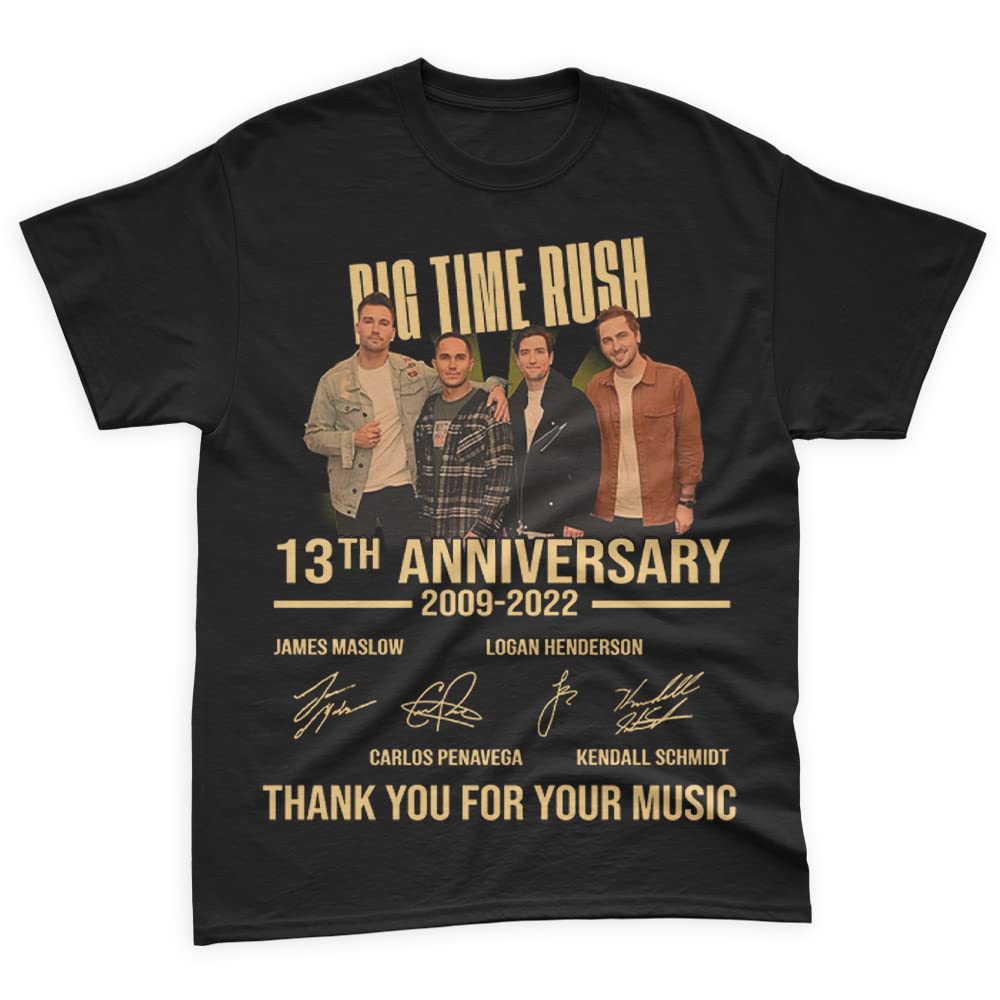 Tshirt Bigss Merch Artwork Timesss Tour 2022 Forever Rushsss 13 Years Hoodie, Tshirt, Sweatshirt