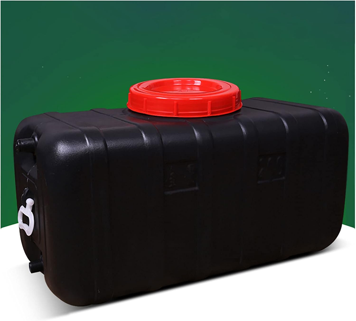 Water Tank Outdoor Travel Multifunctional Water Tank Black 80L 120L Camping Square Barrel Plastic Bucket Portable Water Container Acid and Alkali Industrial Chemical Barrel(Size:80L,Color:1)