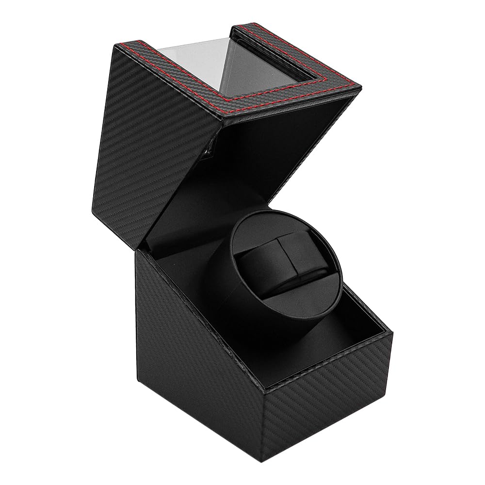WANGCL Remontoir de Montre Automatique, boîte de Remontoir de Montre Simple avec Moteur Silencieux, Oreiller de Montre réglable