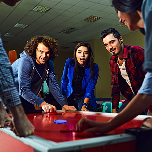 image for Skylety 16 Pieces Home Hockey Pucks 2.5 Inch Red Replacement Round Hoc