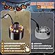 Doright Mini Nebelhersteller, Nebler Ultraschall Vernebler mit LED, Brunnen Wassernebler Fogger 350ML/H, Nebelgerät für Halloween Kürbis und Hexenkessel, Hexentopf, Party (mit EU Plug)