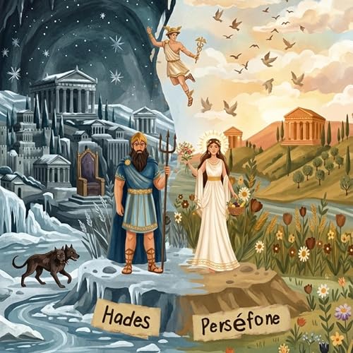 Hades e Pers&eacute;fone: o Mist&eacute;rio das Esta&ccedil;&otilde;es | mitologia grega para crian&ccedil;as