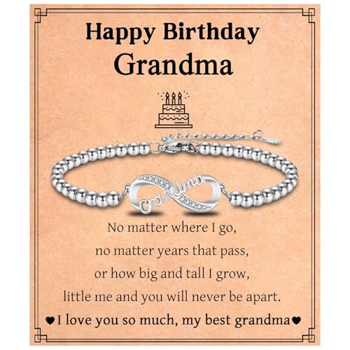 Bracelet à breloques infini pour femme bijou cadeau anniversaire maman fille