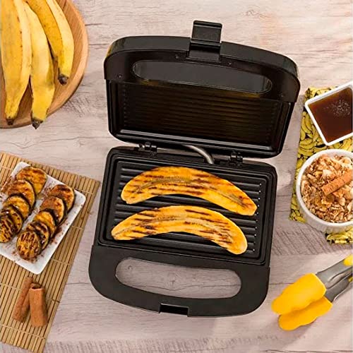 Black+Decker Grill Elétrico Cuisine Expert com Chapas Antiaderentes Trava de Segurança e Porta Fios