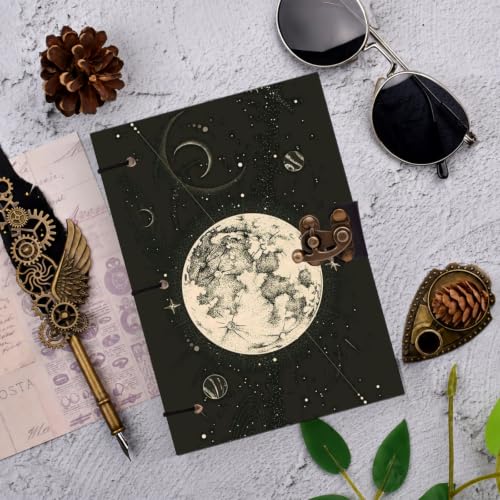 NIZAM HANDICRAFT Store NIZAM HANDICRAFT Moon Phase Journal Premium A5 - Image 3