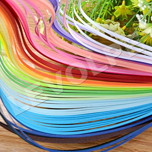 Kit 120 Tiras De Papéis Coloridos Quilling Filigrama