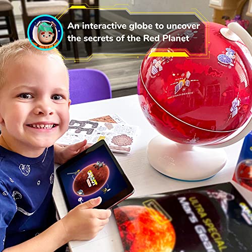 Playshifu Interactive Science Kit - Orboot Mars (Globe + App) Explore Planet Mars | Educational Toys | Solar System Space Toys, Stem Toy & Gift For Kids Ages 6-12 Years (Works With Mobiles/Tabs) #TOP1