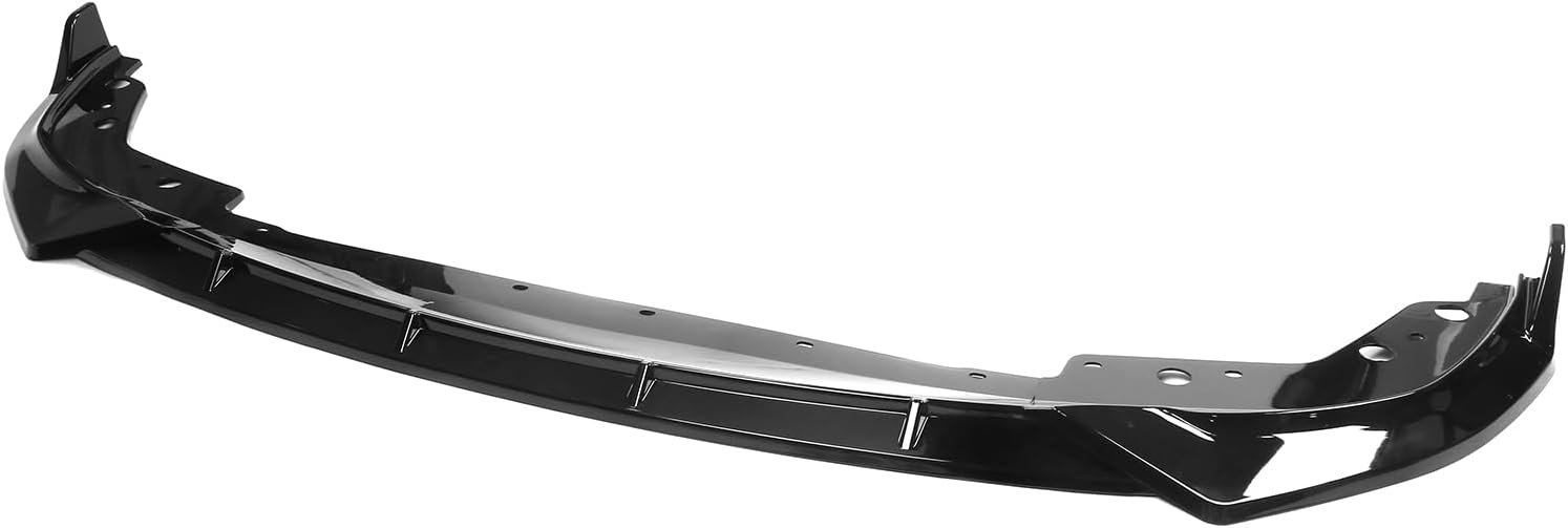 FREEMOTOR802 Front Bumper Lip, Fit for 2023-2025 BMW G20 3-Series LCI (M Sport Package) & M340i, IKON Style Gloss Black PP 3PCS Add On Air Dam Front Chin Spoiler Splitter Lower Valance