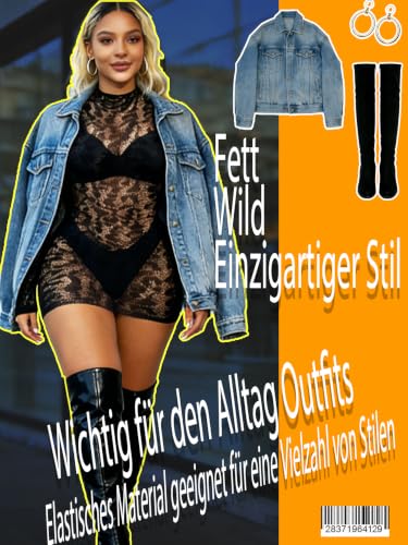 Sexy Fischnetzkleid Fischnetz Kleid für Damen Netzkleid Netz Transparent Negligee Club Party – Bild 2