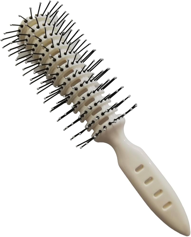 Amazon | スケルトンブラシ サロン用 美容師 美容院 ブロー ふんわり