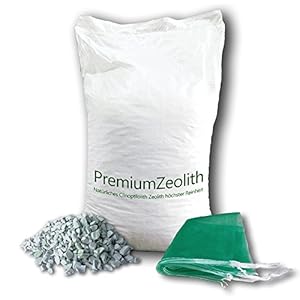 ZEOLITH - 2 sacchi di zeolite naturale per filtraggio laghetti o acquari, con grana da 2,5-5 mm