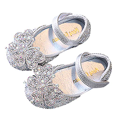 Girls Closed Toe Sandals Size 12 Childrens Shoes Pearl Rhinestones Shining Kids Princess Girls Toddler Sandal3