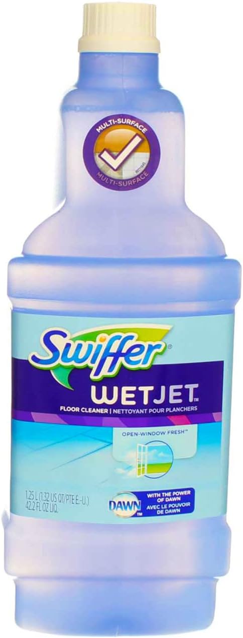 23679 1.25-Liter Wet Jet Multi-Surface Solution - Open Window Fresh - Quantity 44