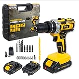 Furadeira parafusadeira impacto sparkbr amg-pr01 21v 26 acessorios 2