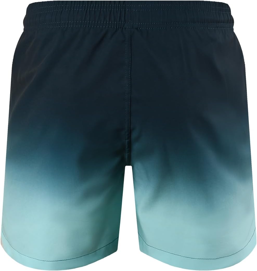 Mywu Mens Swim Trunks with Compression Liner 5 Inch Board Shorts Quick Dry Swimwear 2 in 1 Beach Shorts Bathing Suit