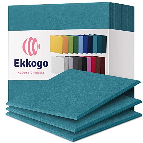 Ekkogo Acoustic Panels 12-Pack Soundproof Wall Panels 12