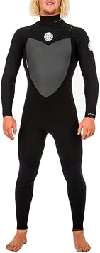 Rip Curl Flashbomb 4/3 GB Steamer Chest-Zip Wetsuit - Mens Black, LT