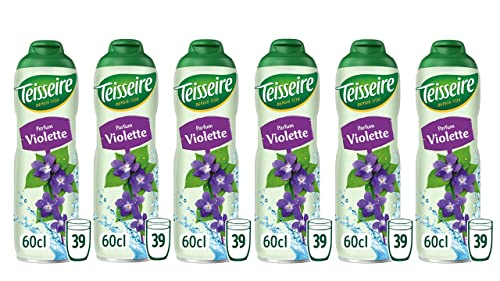 Pack de 6 sirops violette 6x60cl