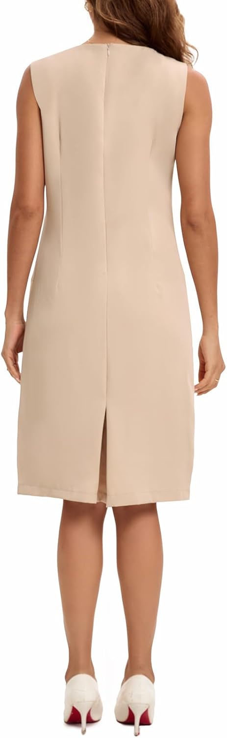 Women's Two Piece Dress Church Suit Mother's Gift Formal Occasion Party Jacquard Embroidery Jacket Church Set - Image 7