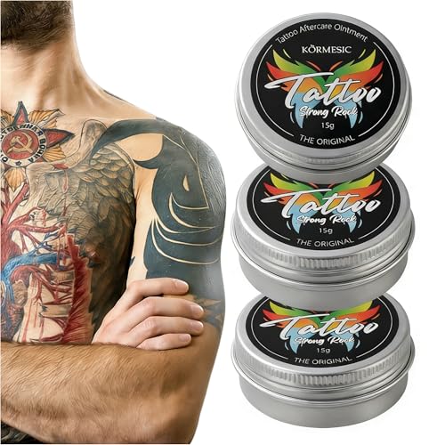 Creme e Pomada Calmante para Tatuagem (Pacote com 3)