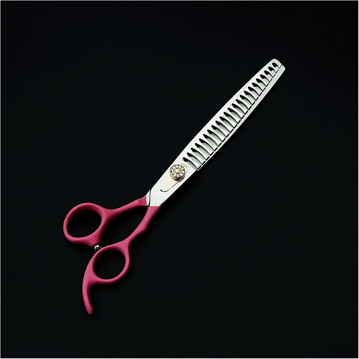 Shears for Hair Cutting 8" Professional Pet Grooming Scissors, Dog Thinning Scissors, Coarse-Haired Dog Grooming Shears with Elastic Handles, Pet Grooming Hair Cutting Kit