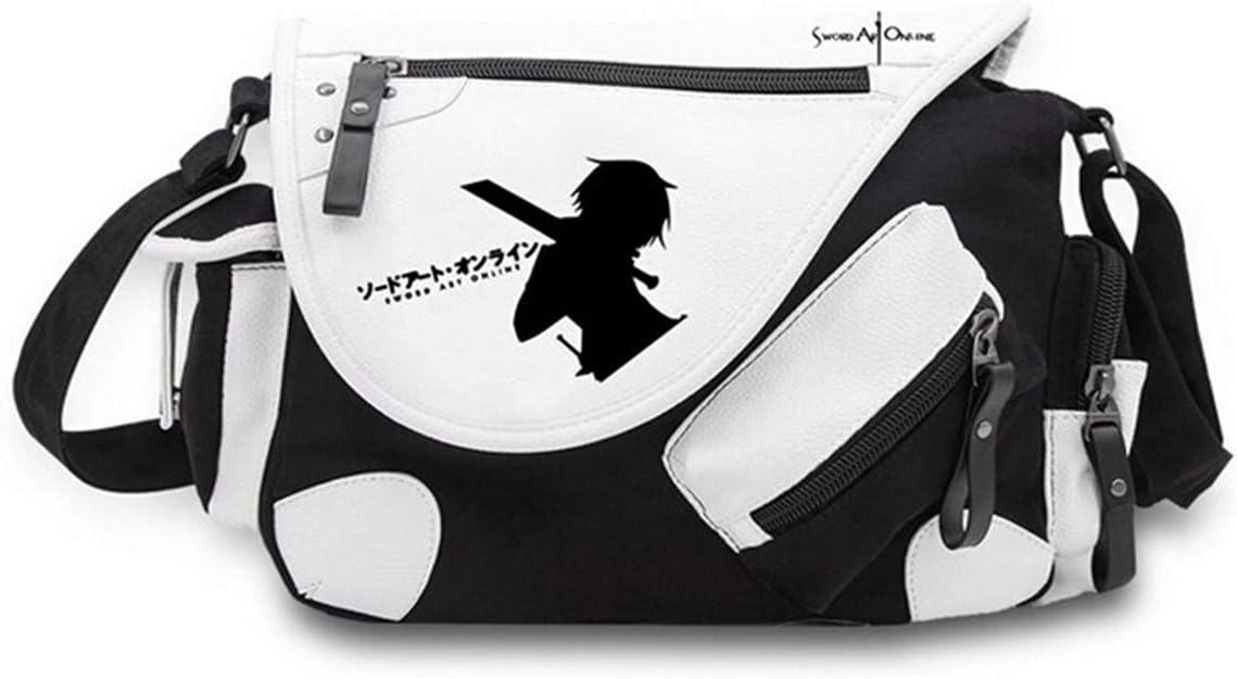Anime SAO Messenger Bag Handbag Cross-body Tote Bag Student Bag Shoulder Bag for Sword Art Online Cosplay