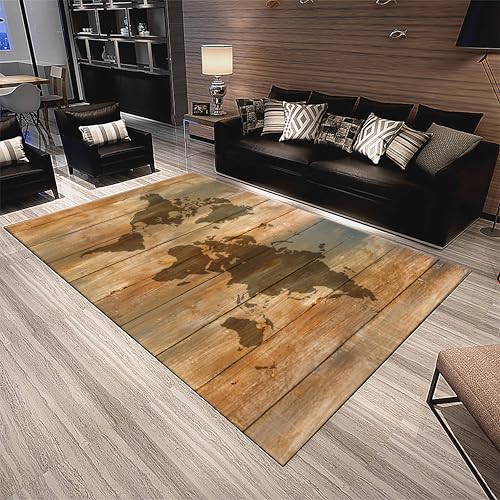 Tapete decorativo mapa mundial 3x5ft flannel miniatura 2