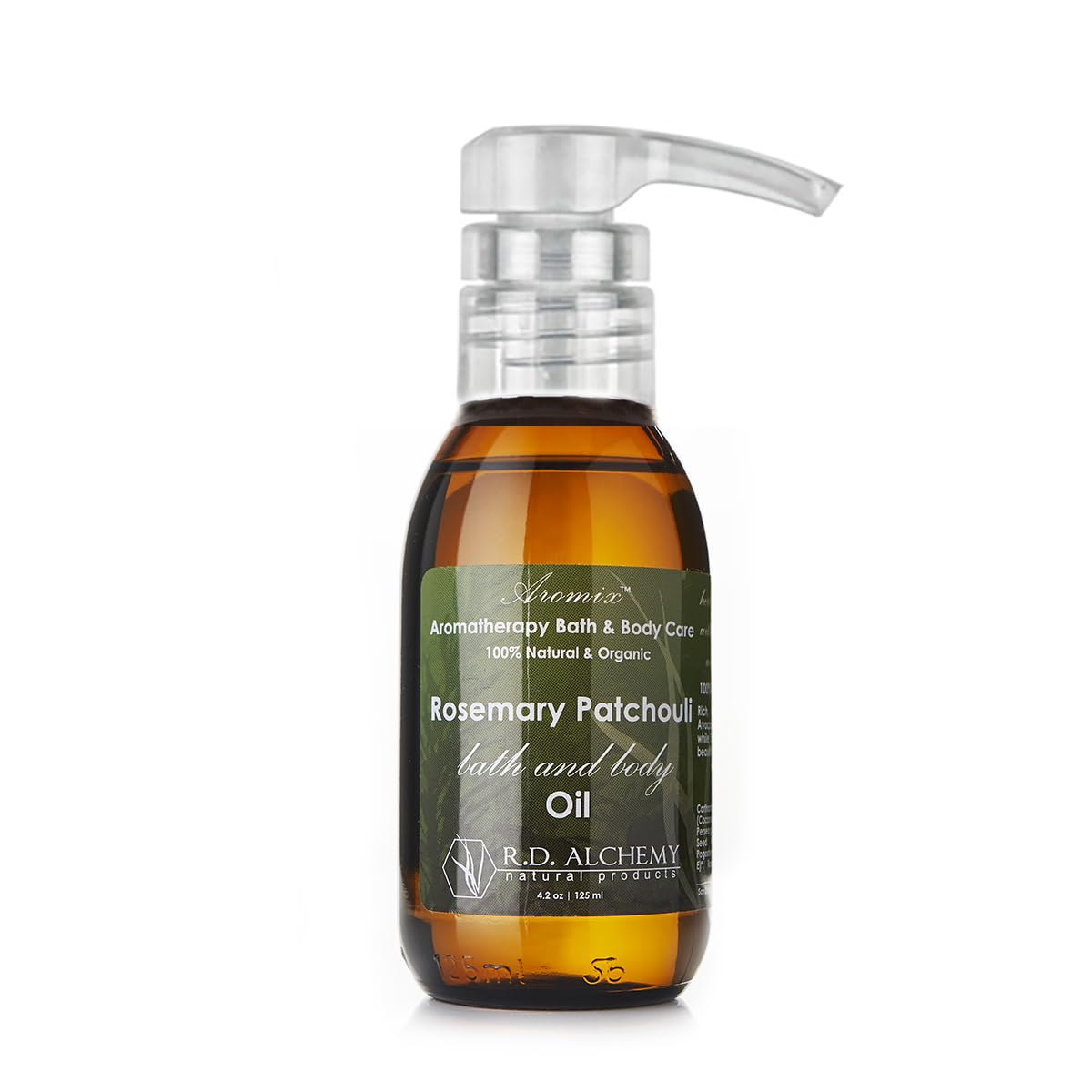 RD Alchemy - 100% Natural & Organic Sandalwood Rose Bath & Body Oil - Rich and Floral to Soothe and Enlighten While Moisturizing, Softening, and Nourishing The Whole Body