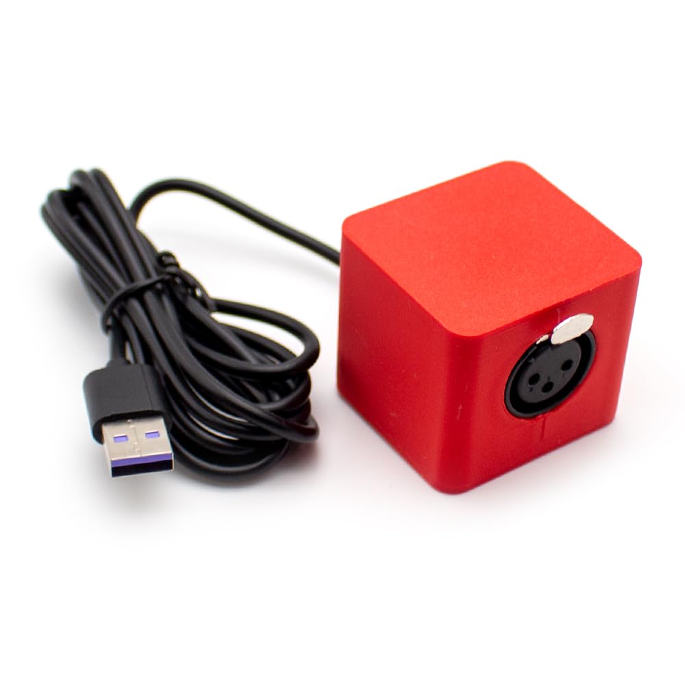 Convertidor MIDI a DMX, USB-C, Tamaño Compacto para Control de Iluminación DMX