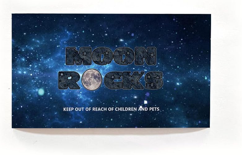 50pcs Stickers for 116 Pre Roll Tube Paper Labels (Moon Rocks, 10*5cm) : Office Products