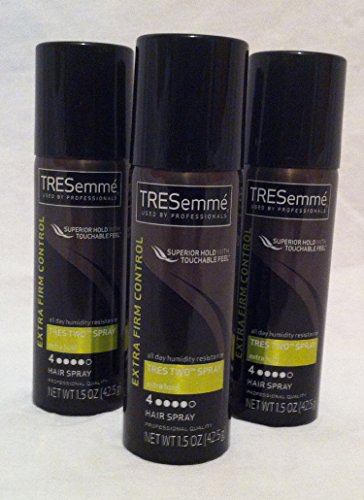 Tresemme Extra Firm/Hold Control Tres Two Aerosol Hair Spray 1.5 oz (Pack of 3)