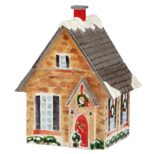 Lenox Holiday Home For The Holidays House Cookie Jar #TOP17