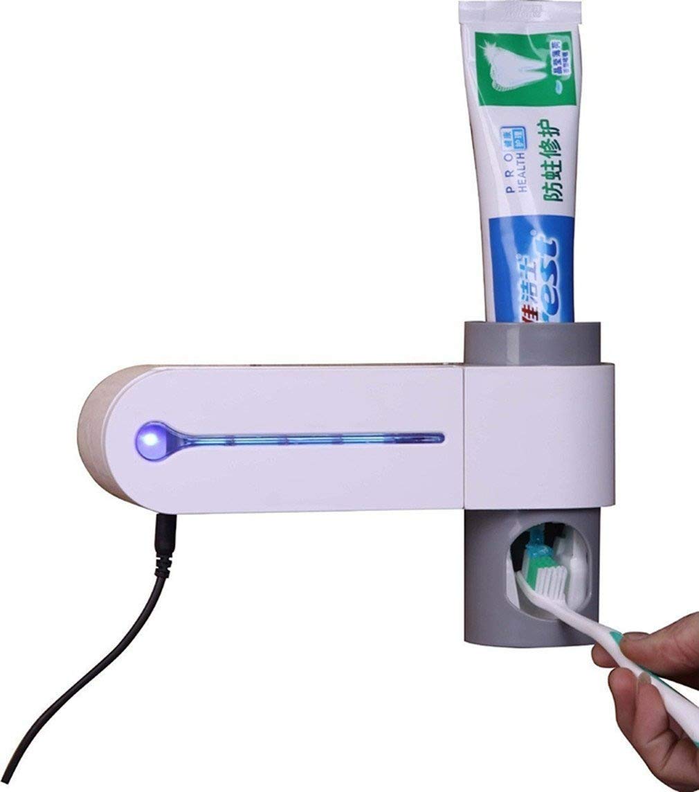 Uchwyt na szczoteczkę do zębów zębów UV ultrafioletowa szczoteczka do zębów środek dezynfekujący sterylizator pojemnik do czyszczenia przechowywania normy USA dla członków rodziny
