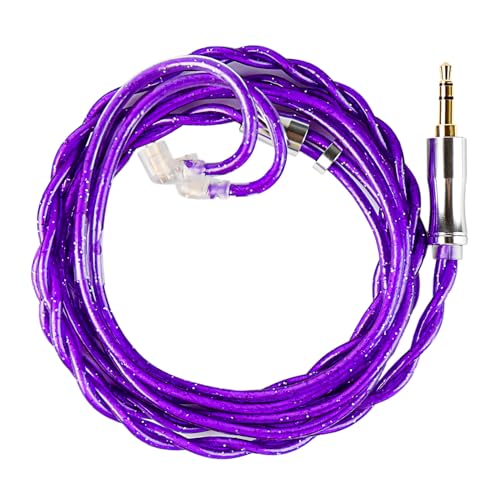 Iolite CIEM 2pinケーブル 3.5mmストレート 紫 120cm Amazon | KBEAR ZX02 紫霄 イヤホン リケーブル（QDC·4.4MM