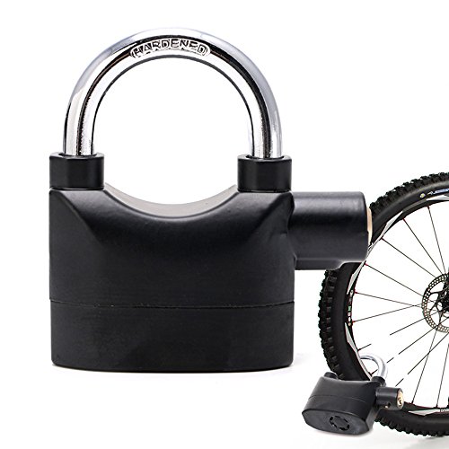 TRIXES 110db Alarmed Heavy Duty Weatherproof Short Shackle Padlock - Image 8