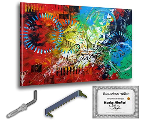 Monica Mirafiori I 100% Pintado a Mano I 100x70 cm I Cuadro pintado a mano I Pintura I Arte moderno