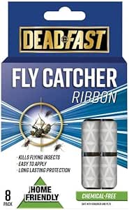 Fly Catcher Ribbons 8 pack : Amazon.co.uk: Garden