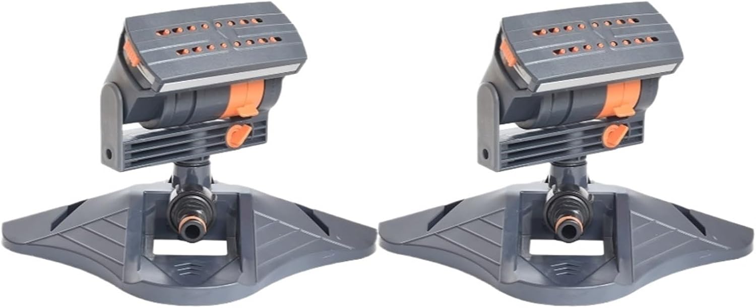 Garden Water Sprayer 16 Holes Rotating Lawn Sprinkler Mini Oscillating Sprinkler Irrigation Watering System Automatic(1PCS)