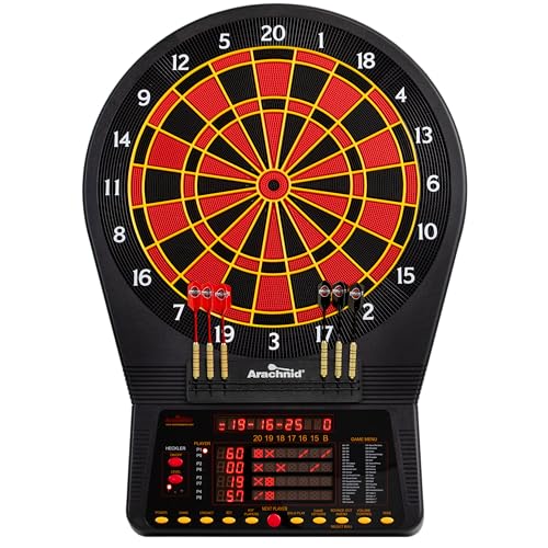 Arachnid Cricket Pro 800 Electronic Dartboard with Micro-Thin Segment Dividers for Reduced...