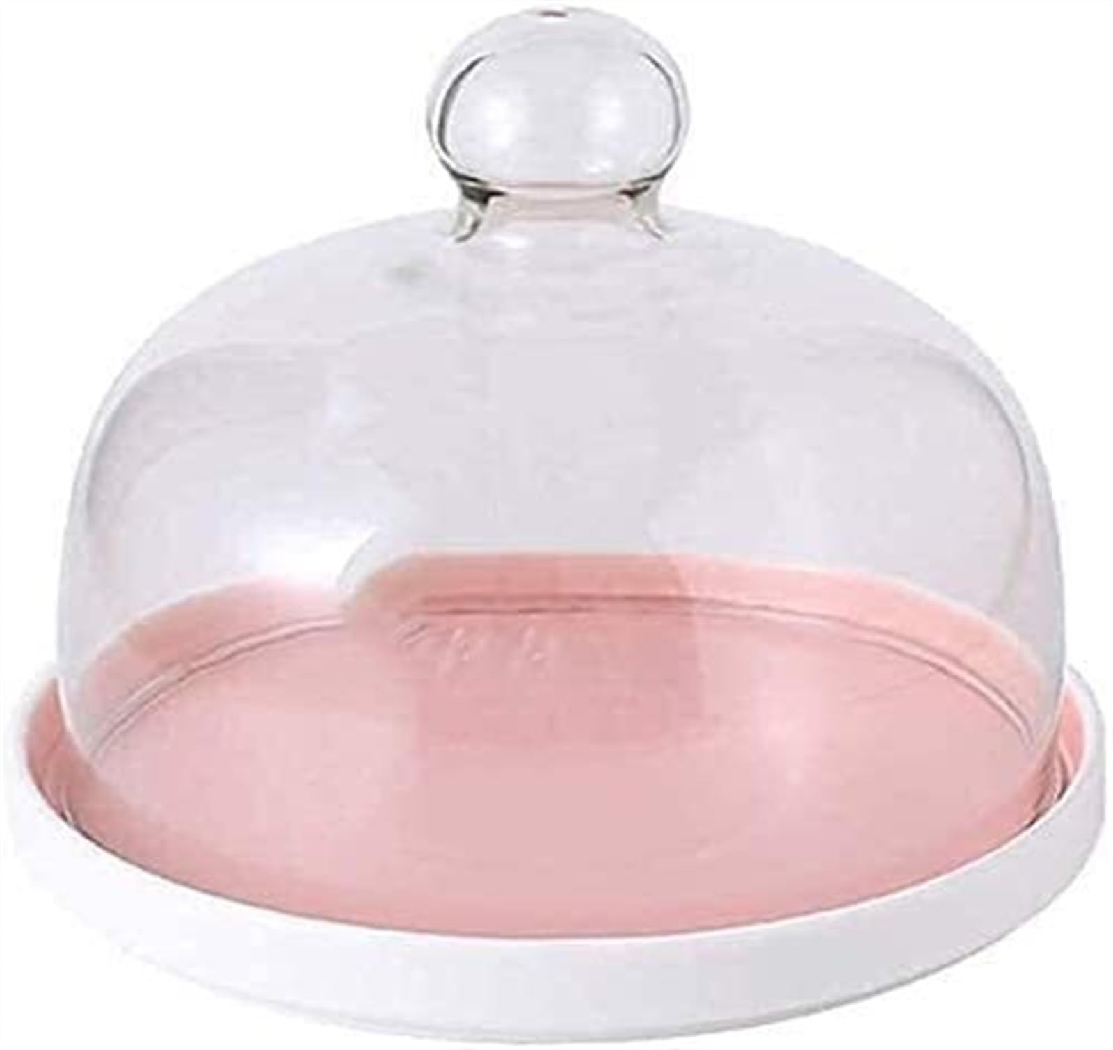 Présentoir à gâteaux en céramique pour éviter les desserts desséchés grâce au dôme de 19.8cm