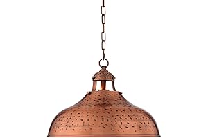 Franklin Iron Works Essex Dyed Copper Pendant Lighting Brighten Your Kitchen Island