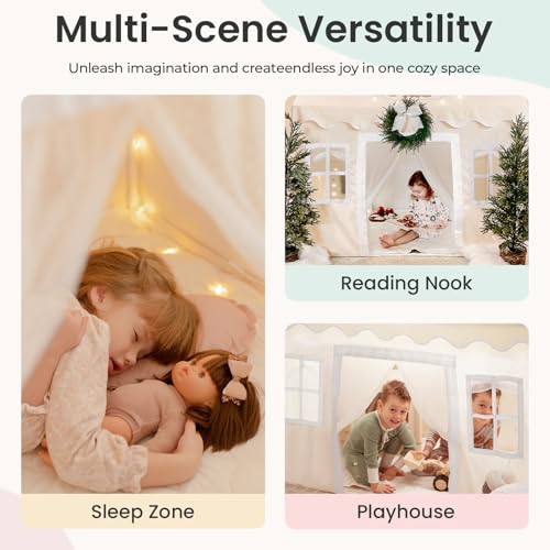 Best Tiny Land Play Tent With Padded Mat And LED Lights