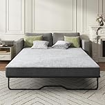 3 Inch Replace Pull Out Sofa Full Mattress,CertiPUR-US Certified,Full Size Sleeper Sofa Mattress,Ultra Soft Removable Cover, Non-Slip Bottom, Supportive Seat Pad for RV, Bed, Dorm 53 * 72 * 3 in.