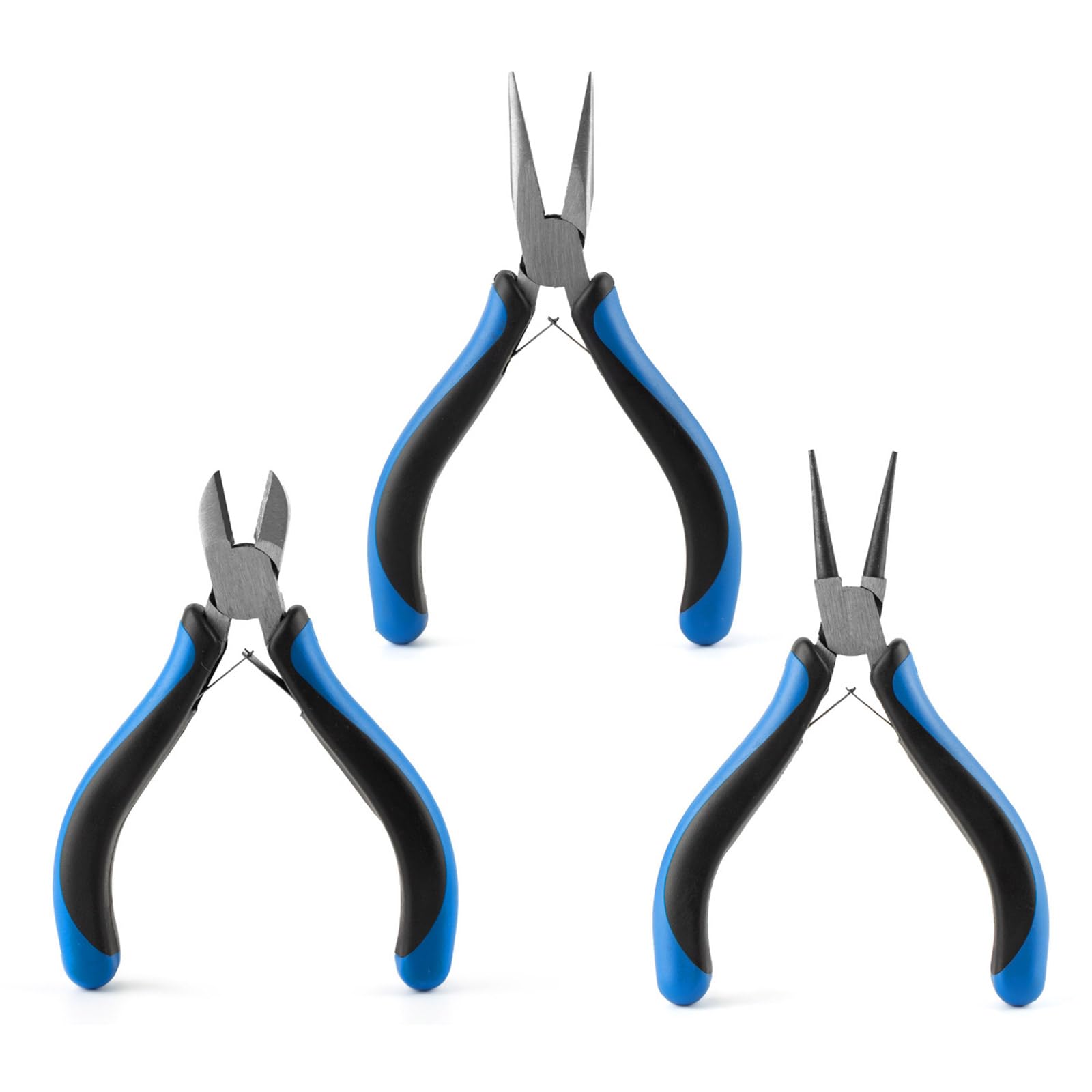 Pffiocix 3 Jewelry Craft Pliers Jewelry Pliers Set Round Nose Chain Nose Making Tools Repair Set