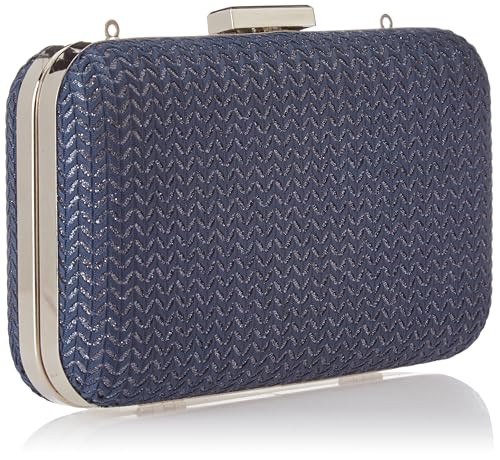 Image of Mochi Women Blue Framed Clutch Bag | Ladies Purse Wallet (38-8368)