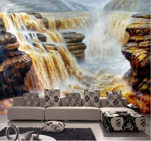 Papier Peint 3D Installation Facile Sommets pour Grand Mur