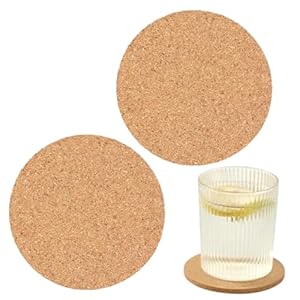 JIADEXIN 2 Stück Korkuntersetzer Set