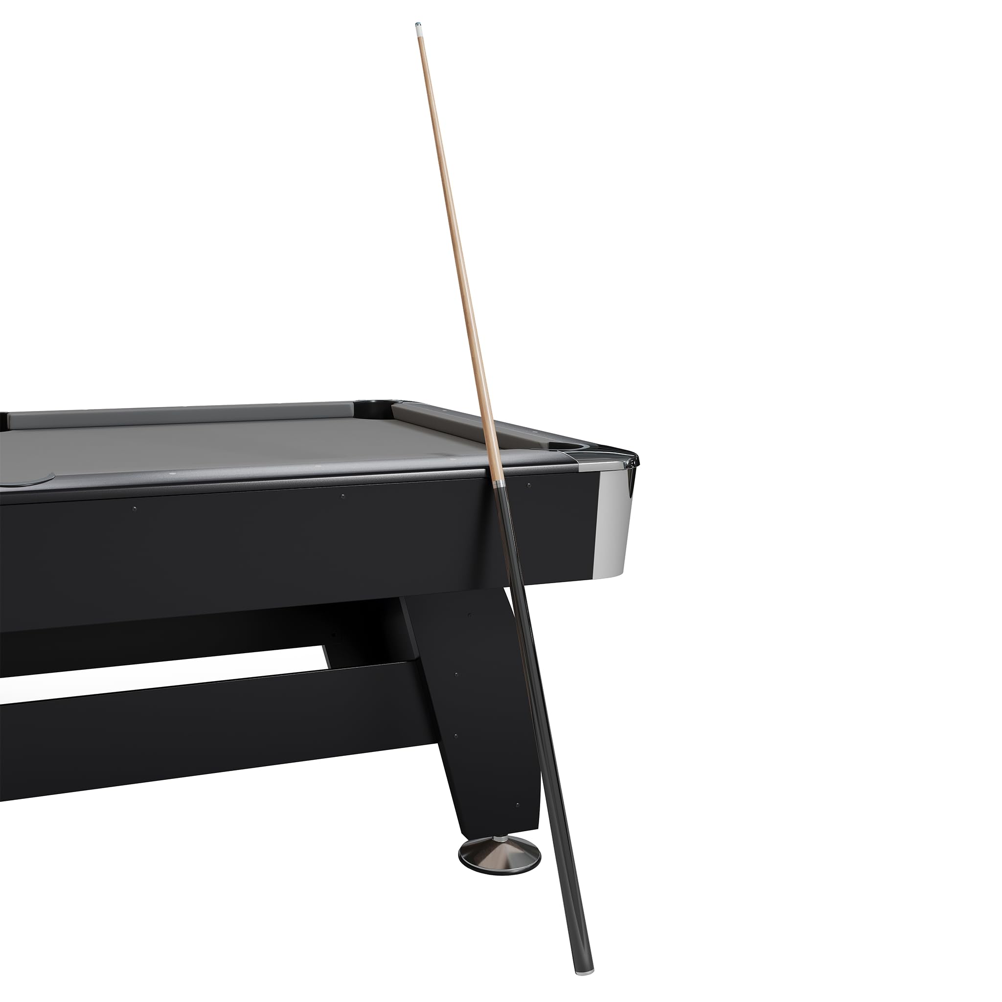 NORTH Gardone Table de Billard Noir/Gris 8FT