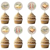 Facile à utiliser : pas besoin de passer du temps à assembler. Ces décorations de cupcakes vintage sur le thème du livre sont pré-assemblées, vous permettant d'orner sans effort vos cupcakes dès la sortie de la boîte. Gagnez du temps et de l'énergie, et concentrez-vous sur la création d'un événement mémorable